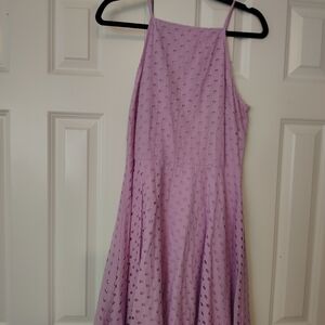 Lilac Eyelet Dress
